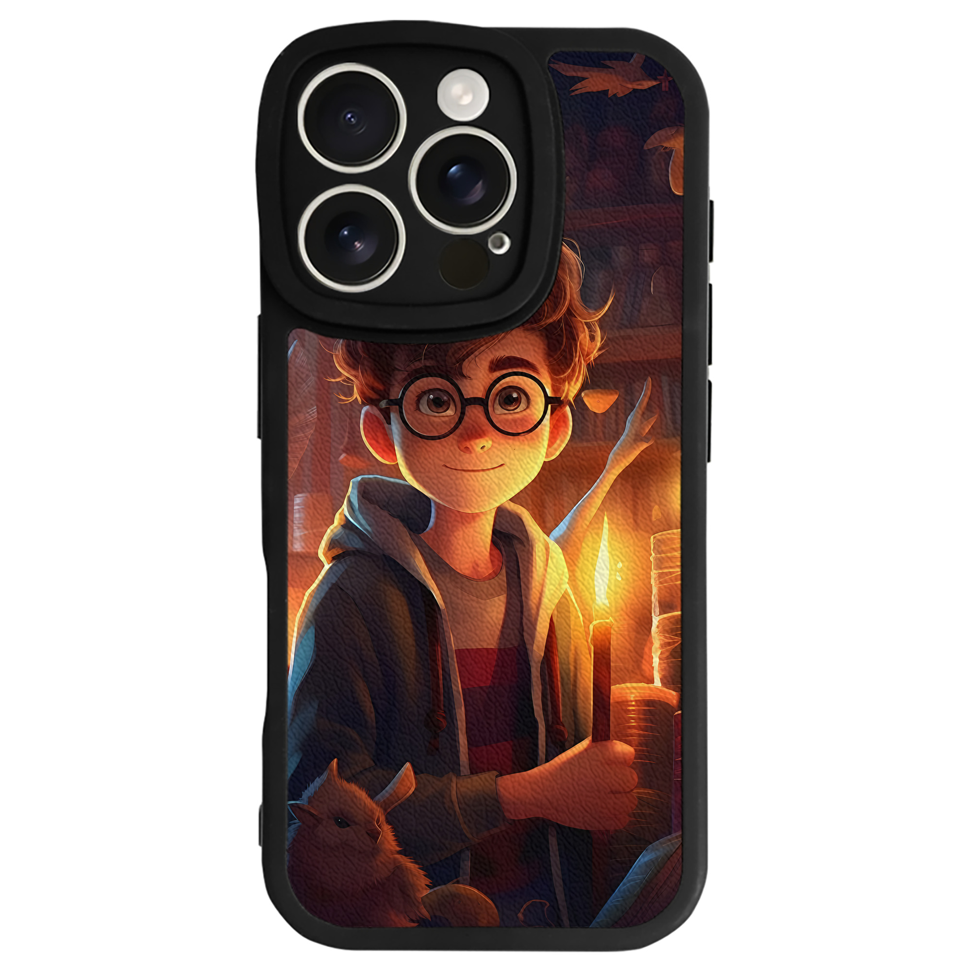 （画像用） Harry Potter ハリー・ポッターシリーズ 【iPhone 16シリーズ対応】シリコンスマホケース（レザー調） 材質：シリコン